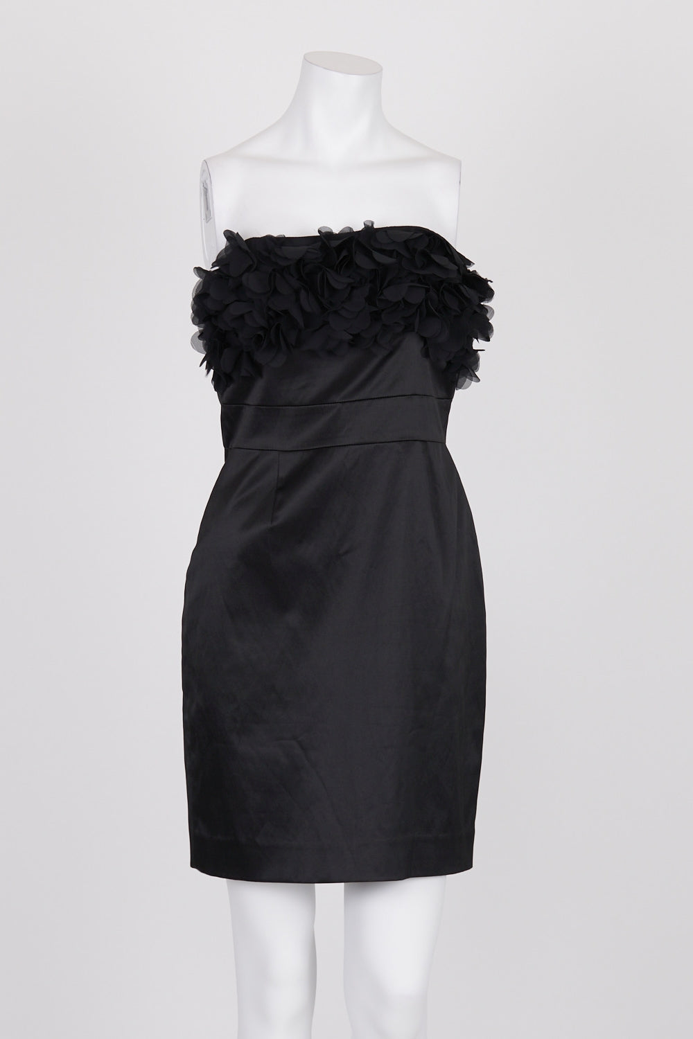 Review Black Strapless Dress