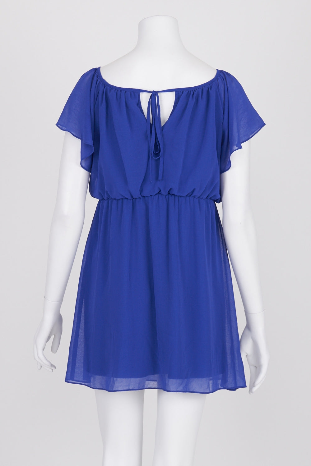 Forcast Blue Short Sleeve Dress 8