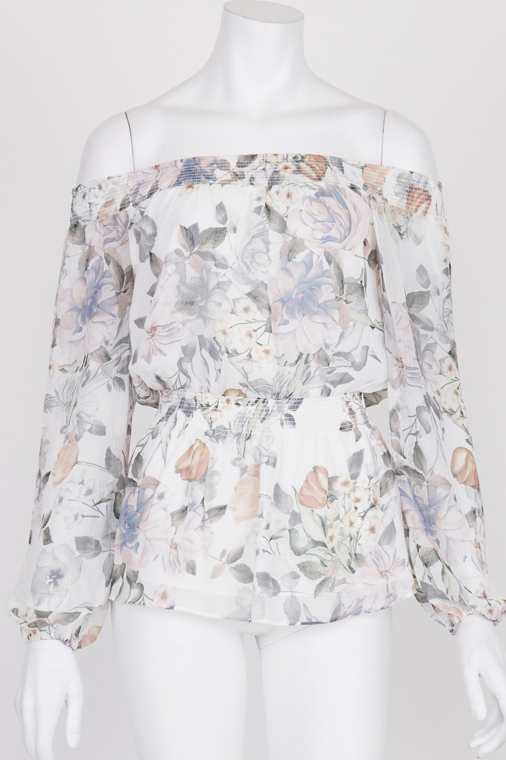 Forever New Floral Long Sleeve Top 6