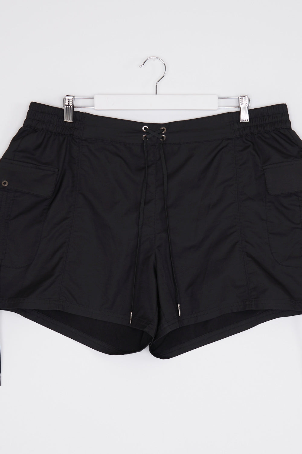 City Chic Black Shorts 16