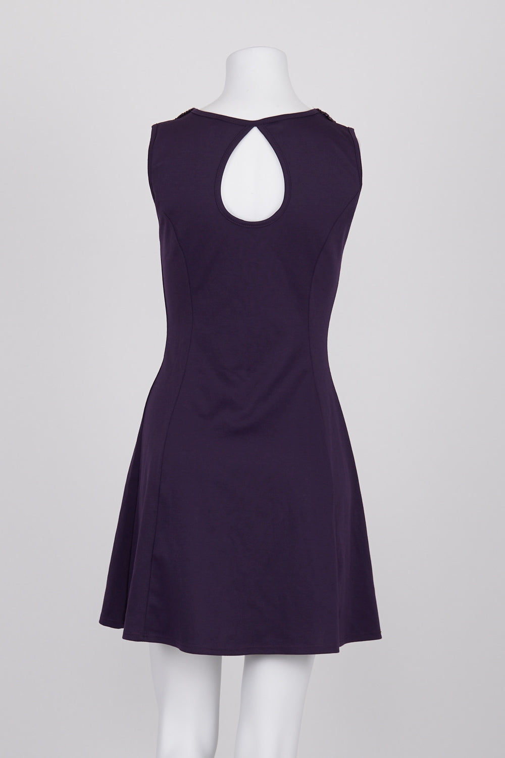 Coii Purple Sequin Detail Dress S