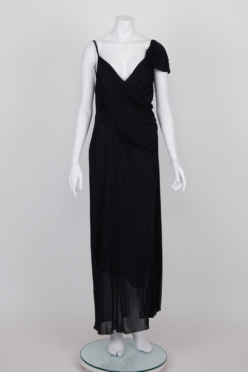 Fuzzi Black Maxi Dress S