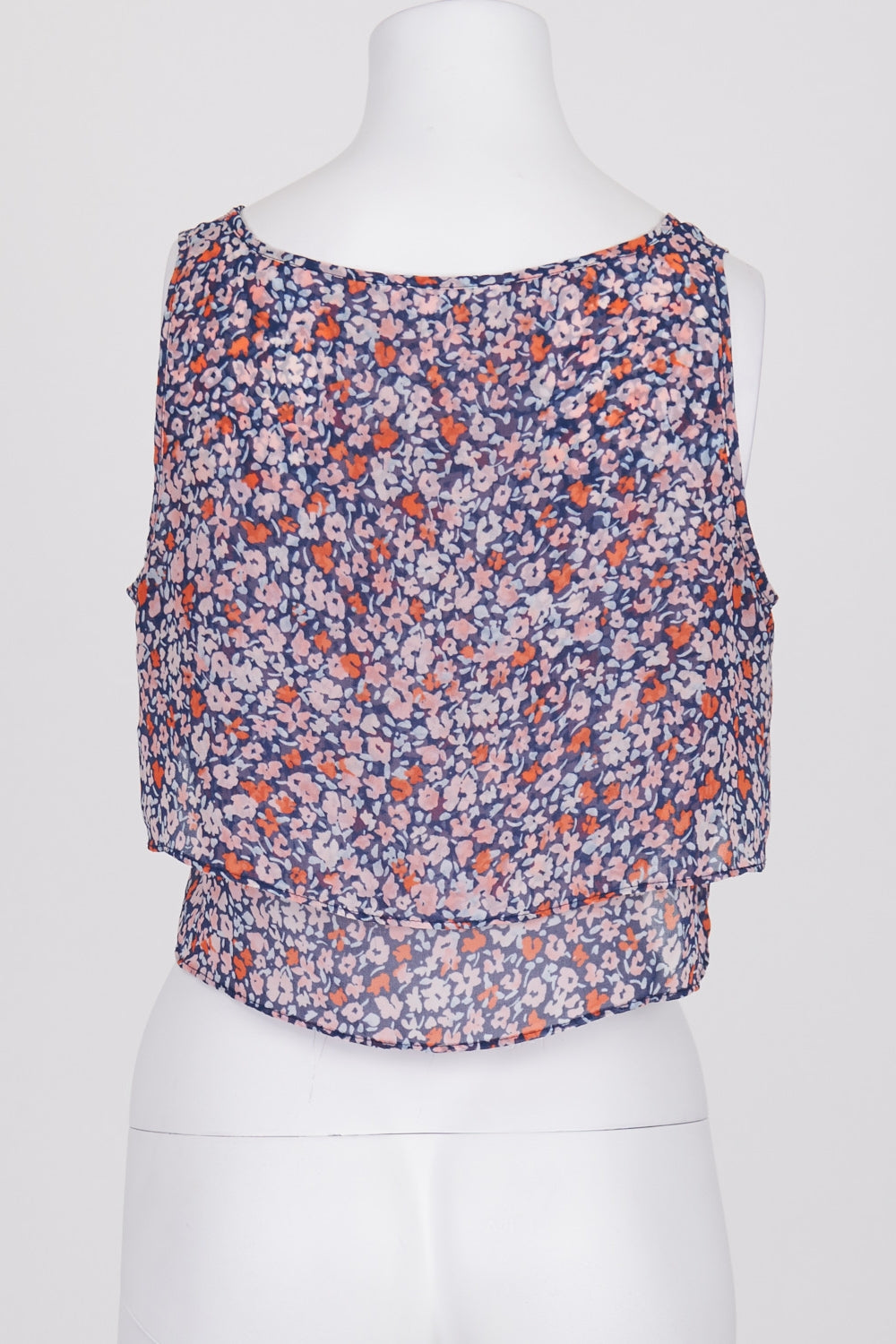 BCBGENERATION Floral Cropped Top S