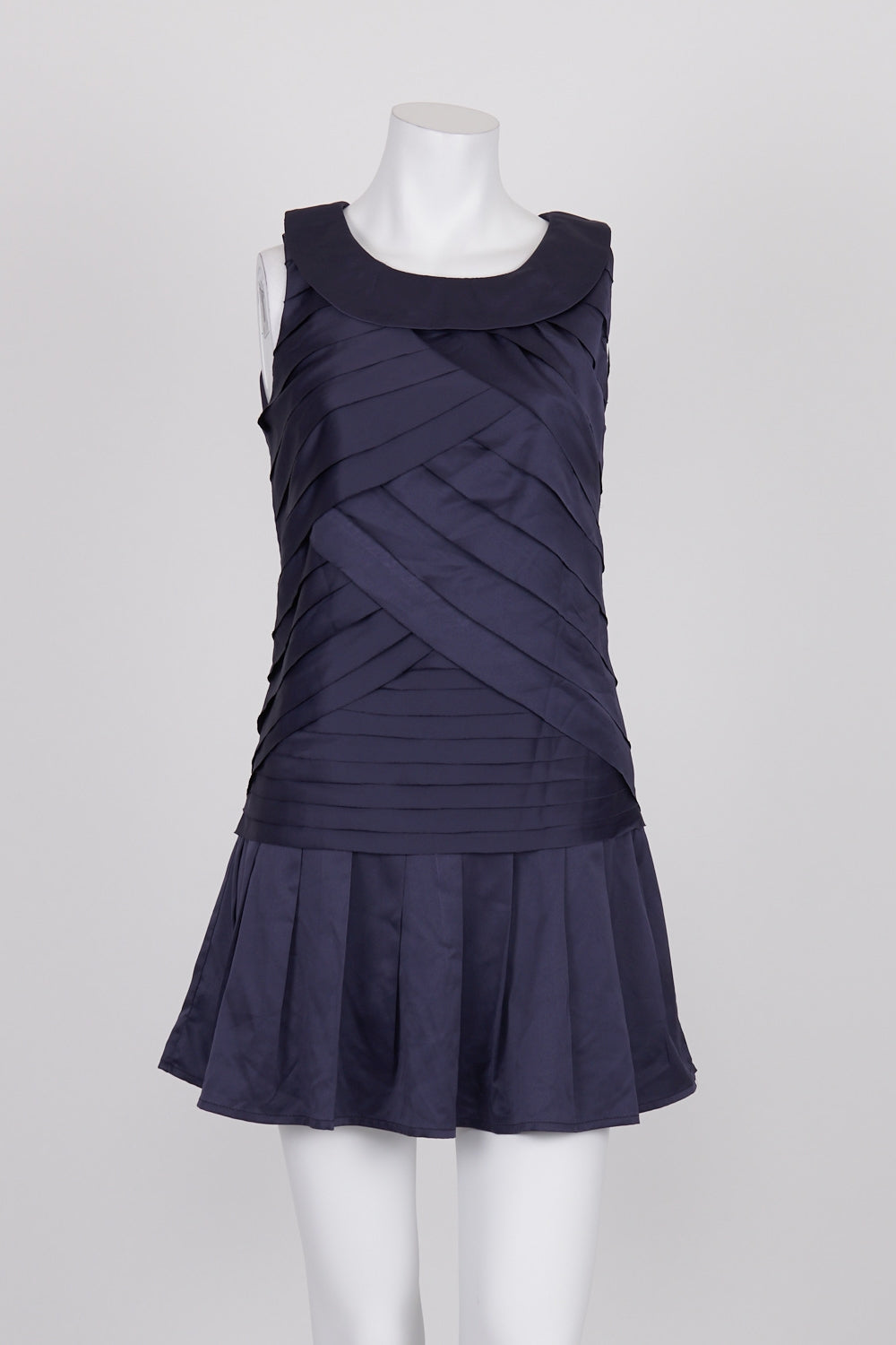 Esley Purple Layered Dress S