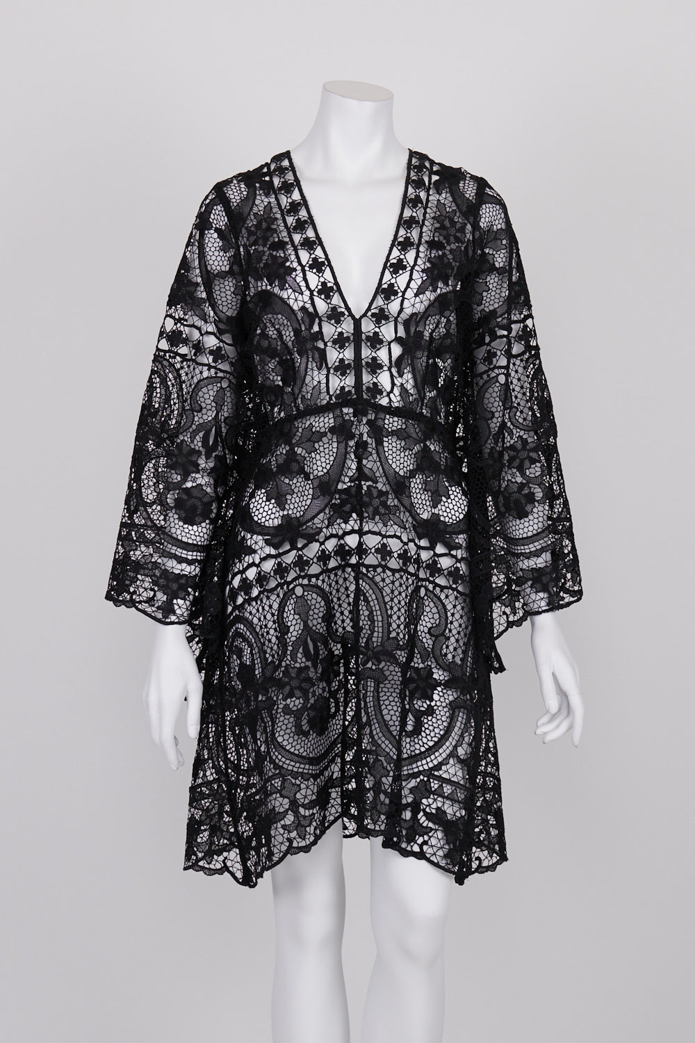 Thurley Black Lace Dress 10