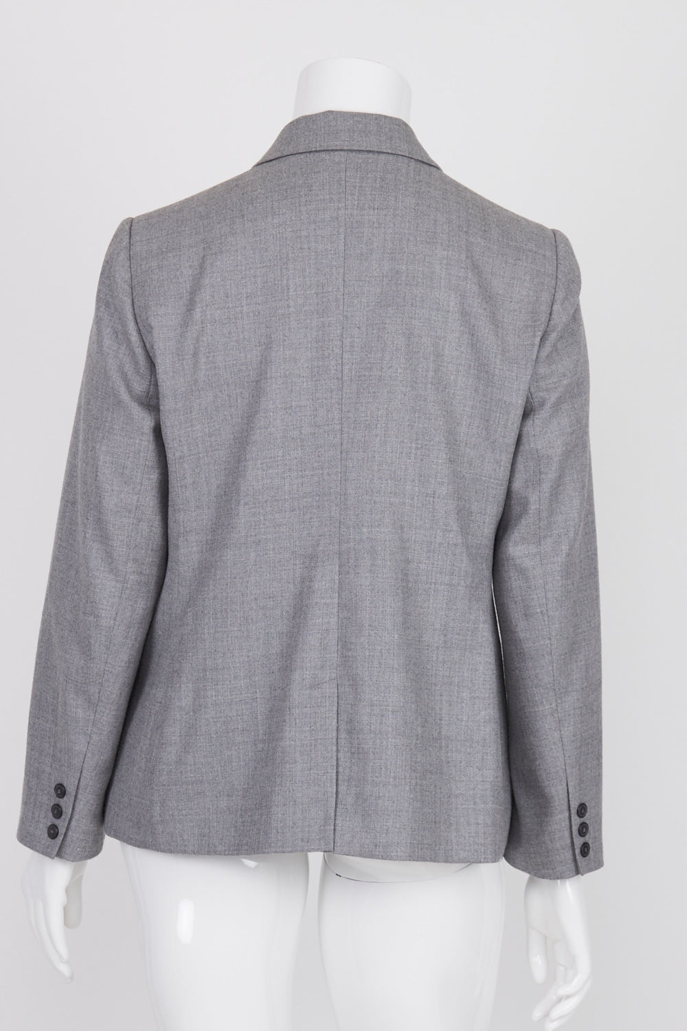 Perri Cutten Grey 100% Wool Blazer 18