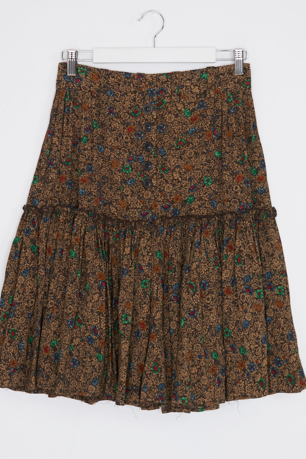 Scanlan Theodore Patterned Silk Skirt 8