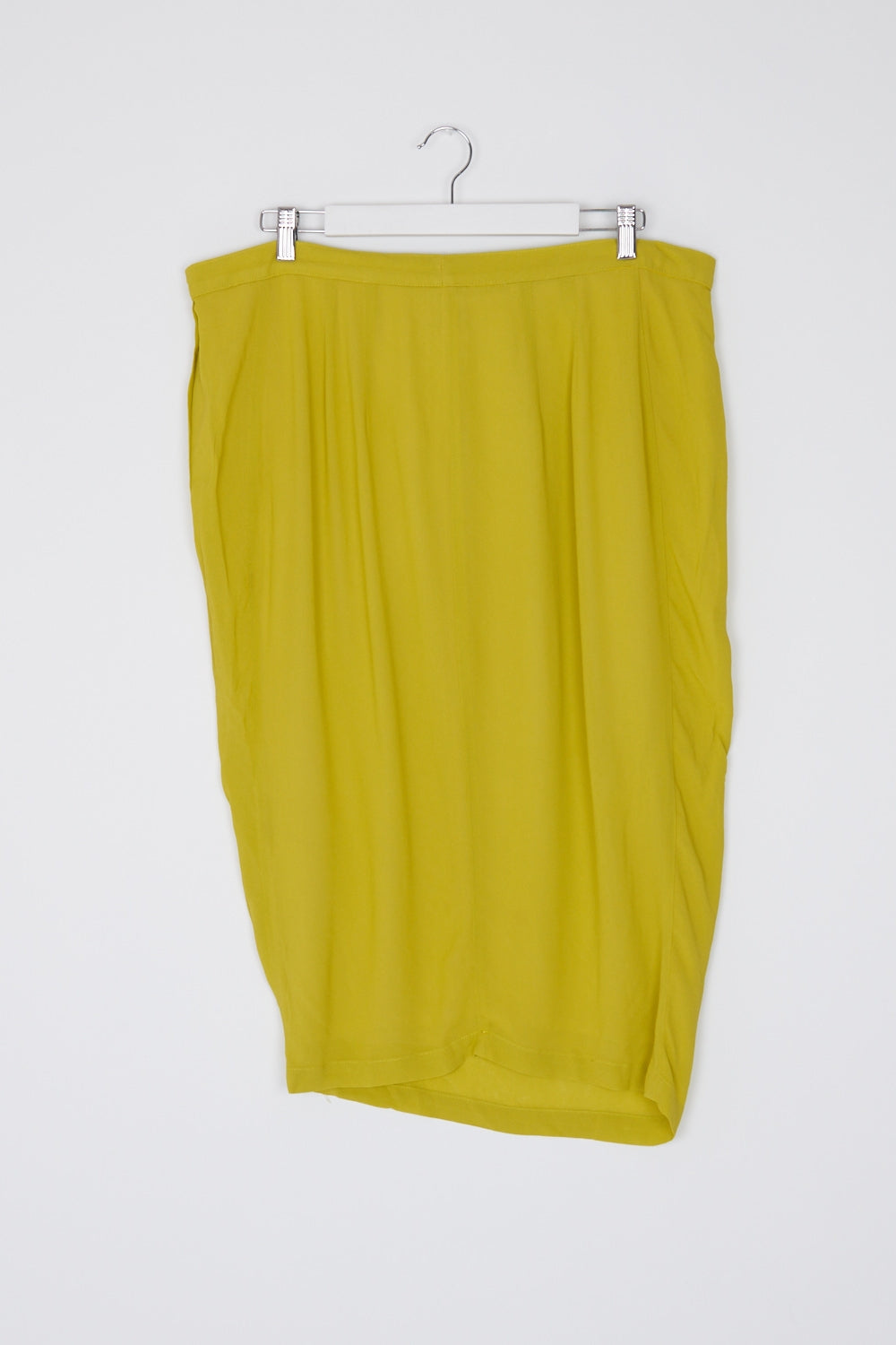 Obus Yelow Tie Front Midi Skirt 8