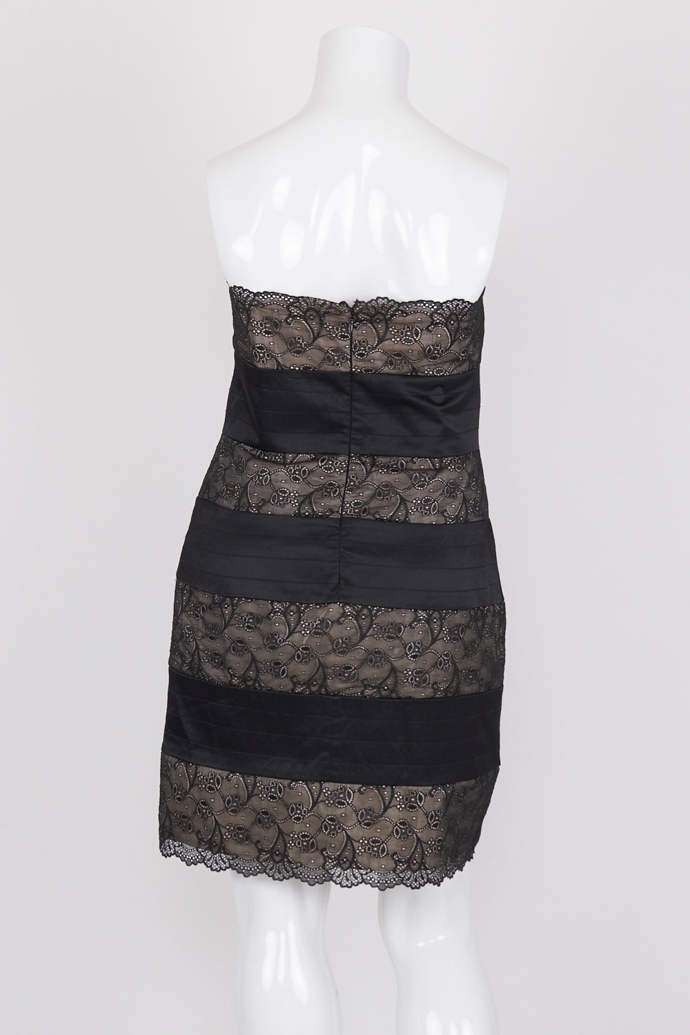 Collection Black Lace Strapless Dress 16