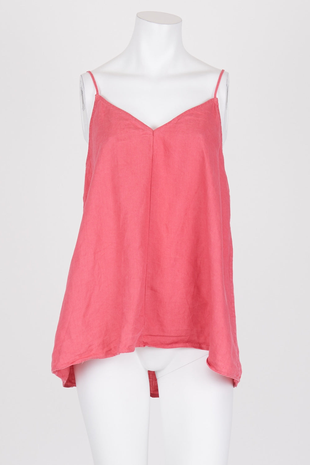 Country Road Pink 100% French Linen Top 12
