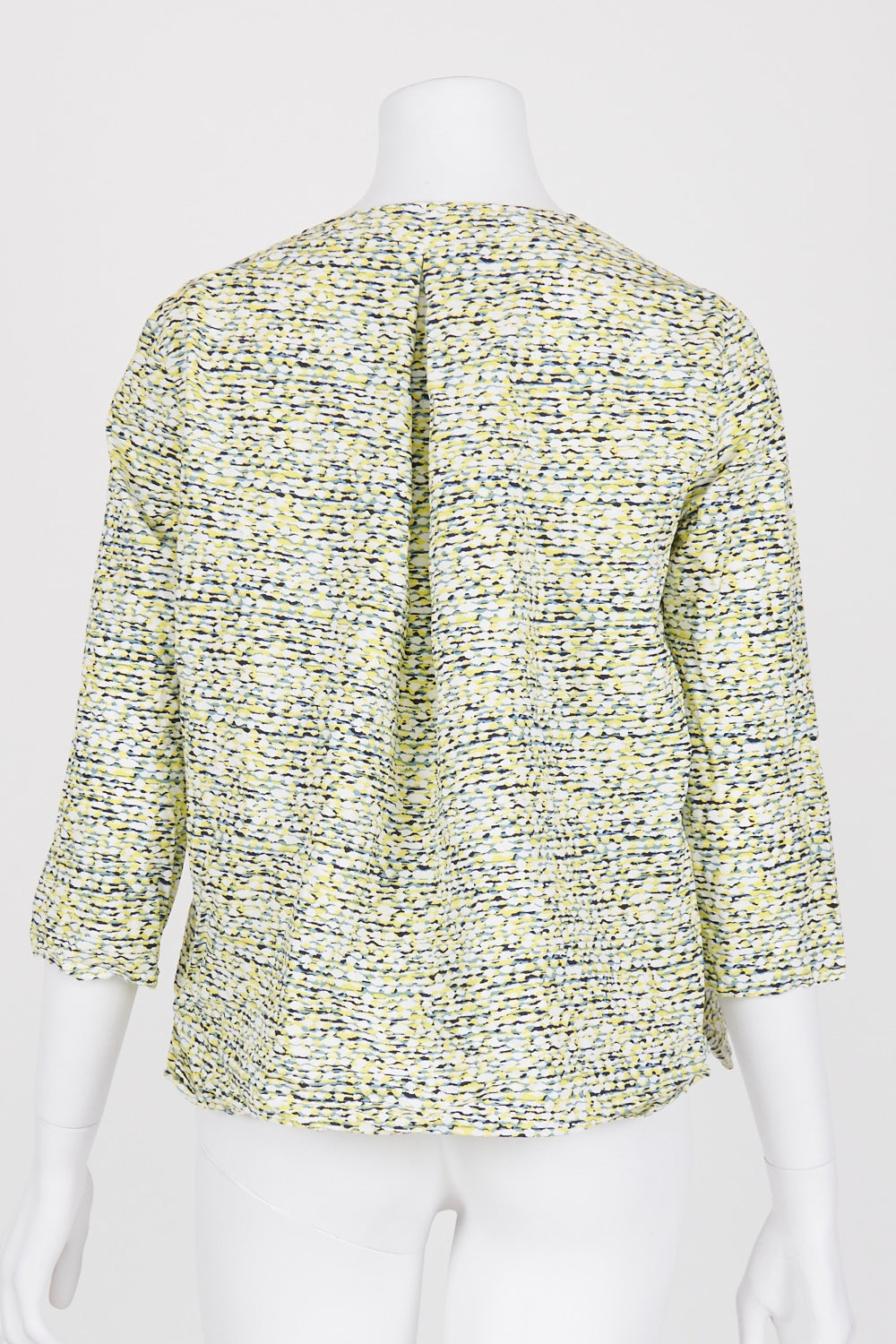 COS Yellow Patterned Button Down Shirt 8