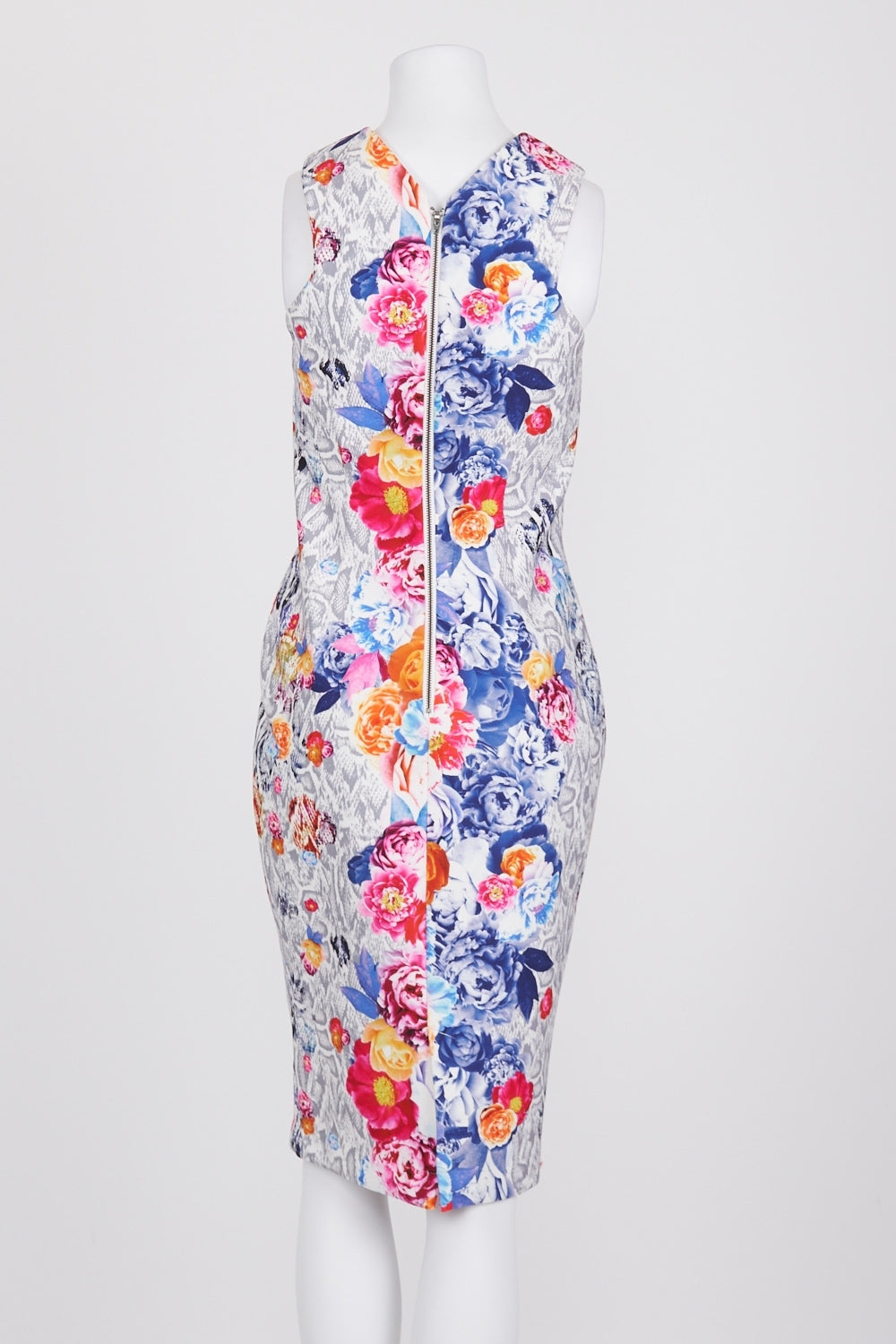 Ministry Of Style Floral Snake Print Midi Dress 8