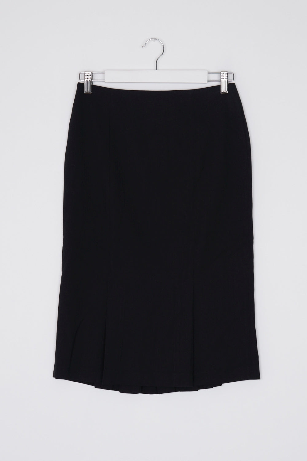 Cue In The City Black Pleated Hem Skirt 6