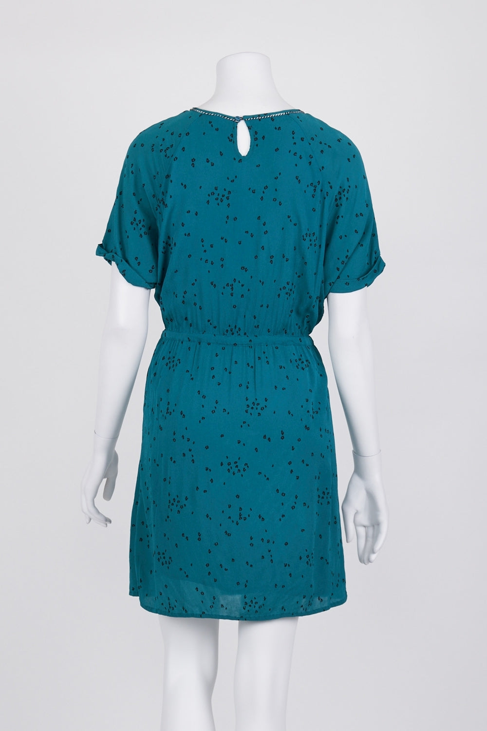 Pyrus Teal Patterned Dress S