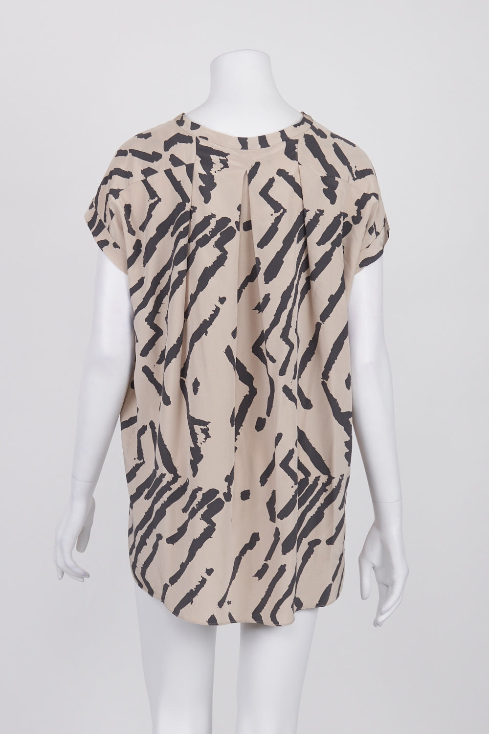 By Malene Birger Patterned 100% Silk Top 10