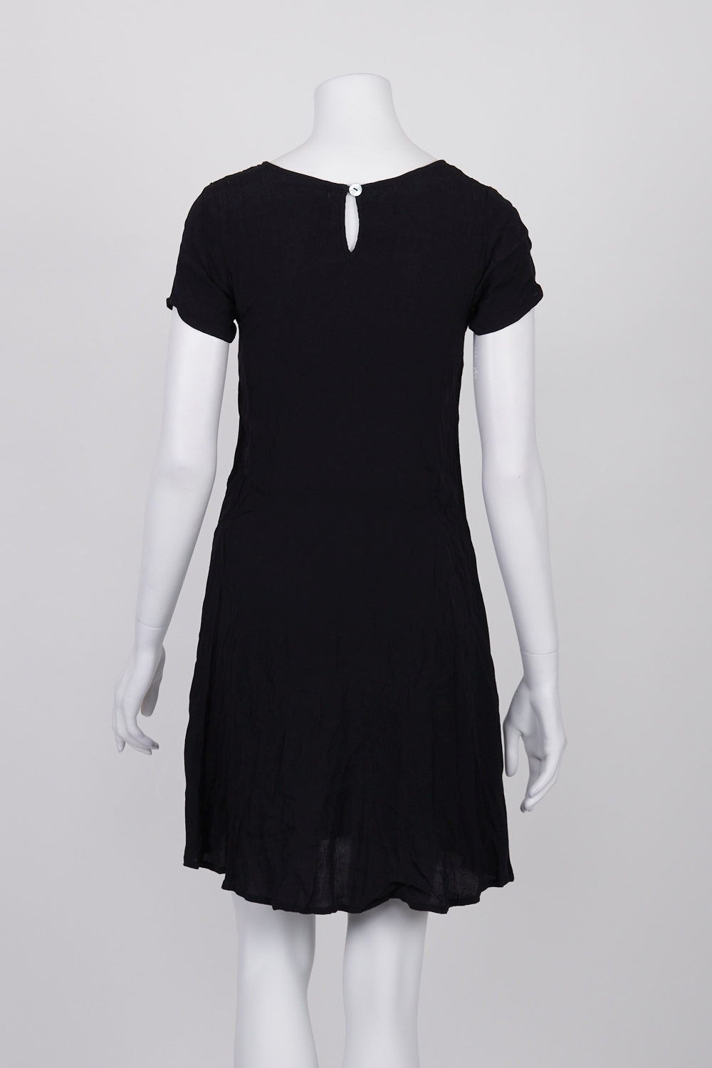 Mister Zimi Black Short Sleeve Dress 8