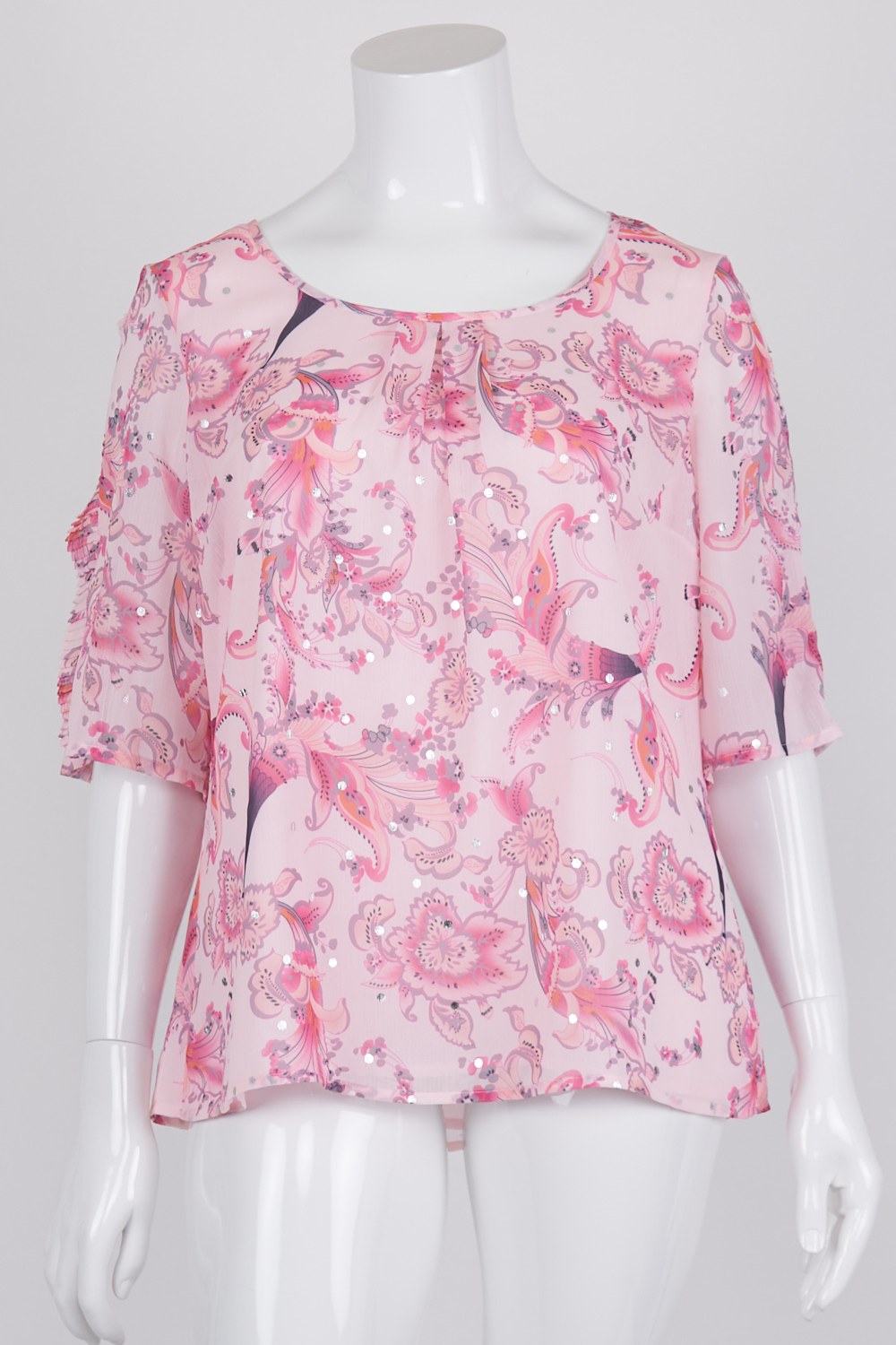 Table Eight Pink Patterned Top 18