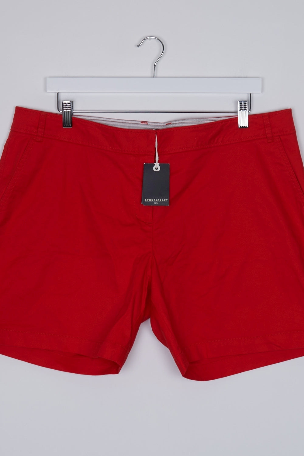 Sportscraft Red Chino Shorts 18