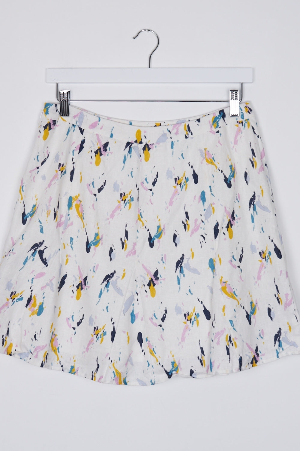 Marcs Patterned Linen Skirt 12