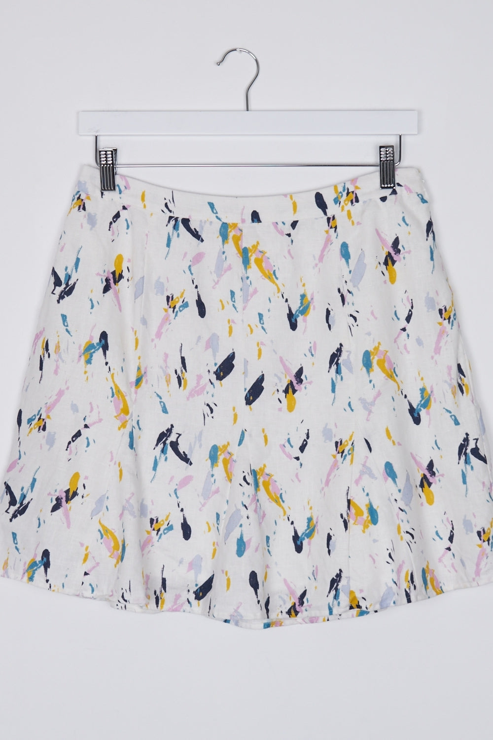 Marcs Patterned Linen Skirt 12