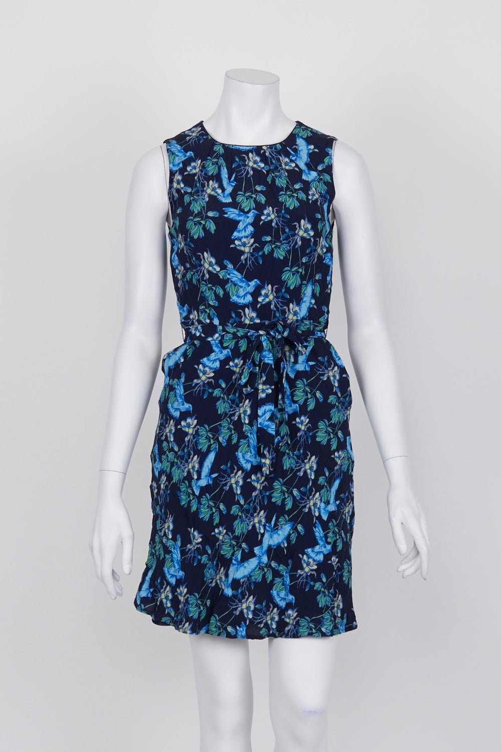 Marcs Blue Floral Dress 8