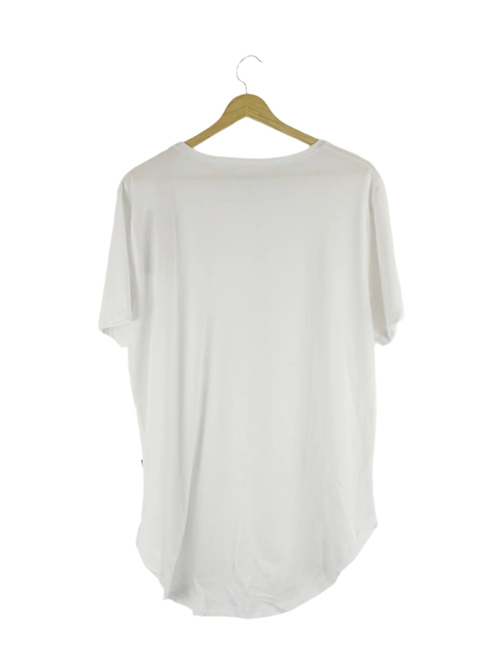 Casa Amuk White Cotton Saddle Hem T-Shirt 16