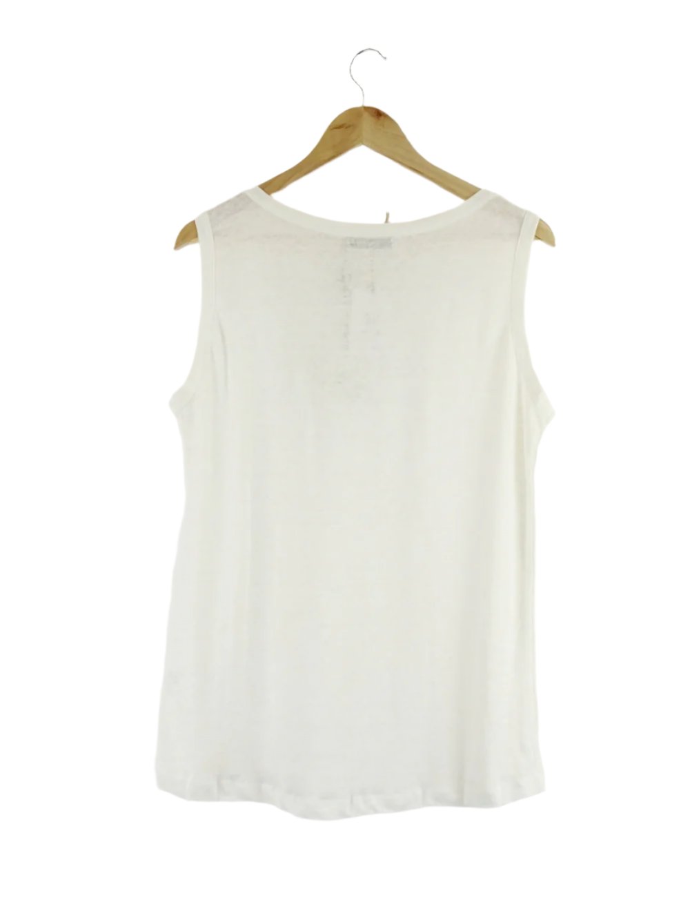 Amelius-&#39;Aceline&#39;-Cream-Linen-Tank-Top-XL