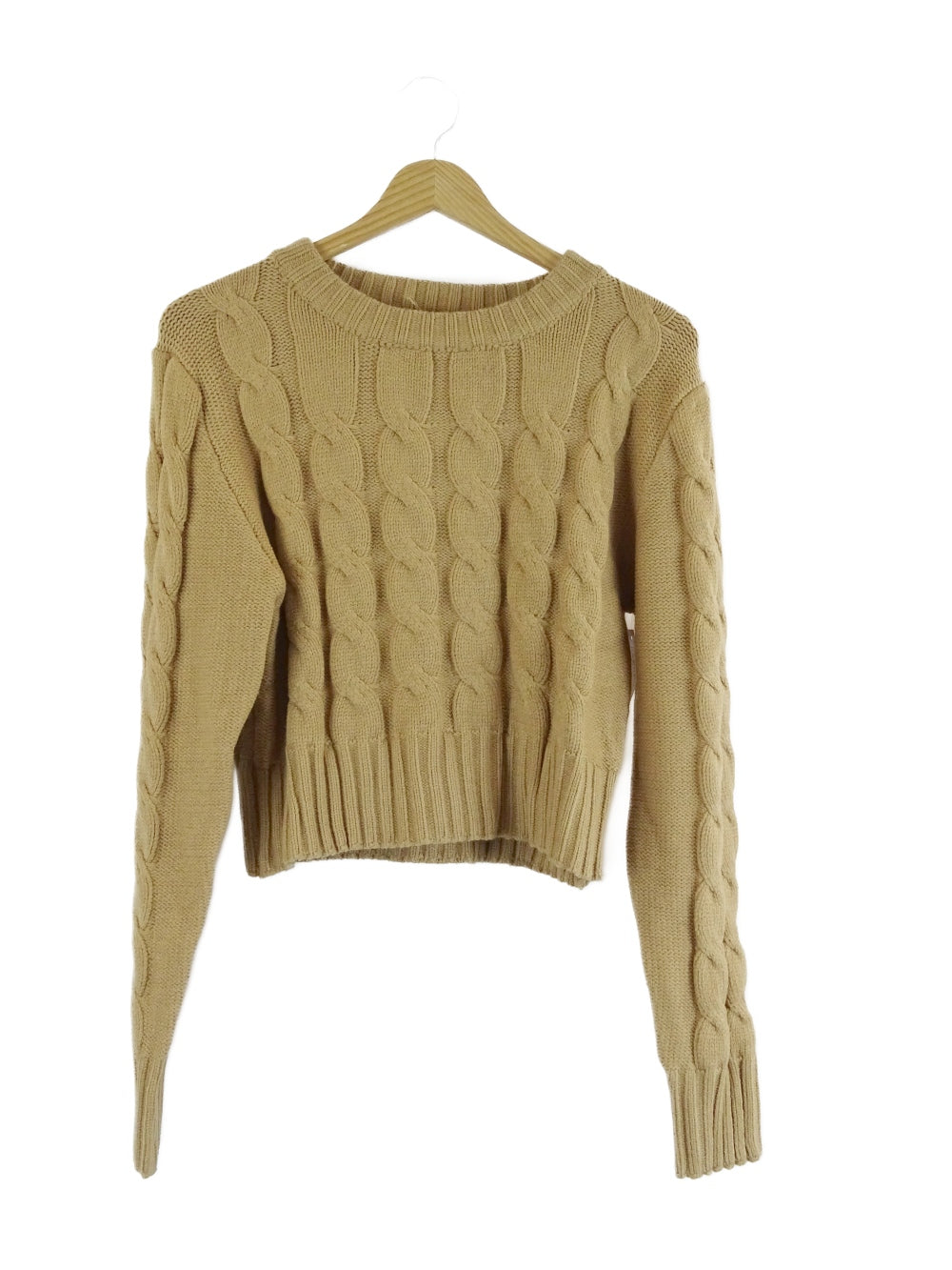 Amelius-'Mercy'-Camel-Knit-Jumper-S/M