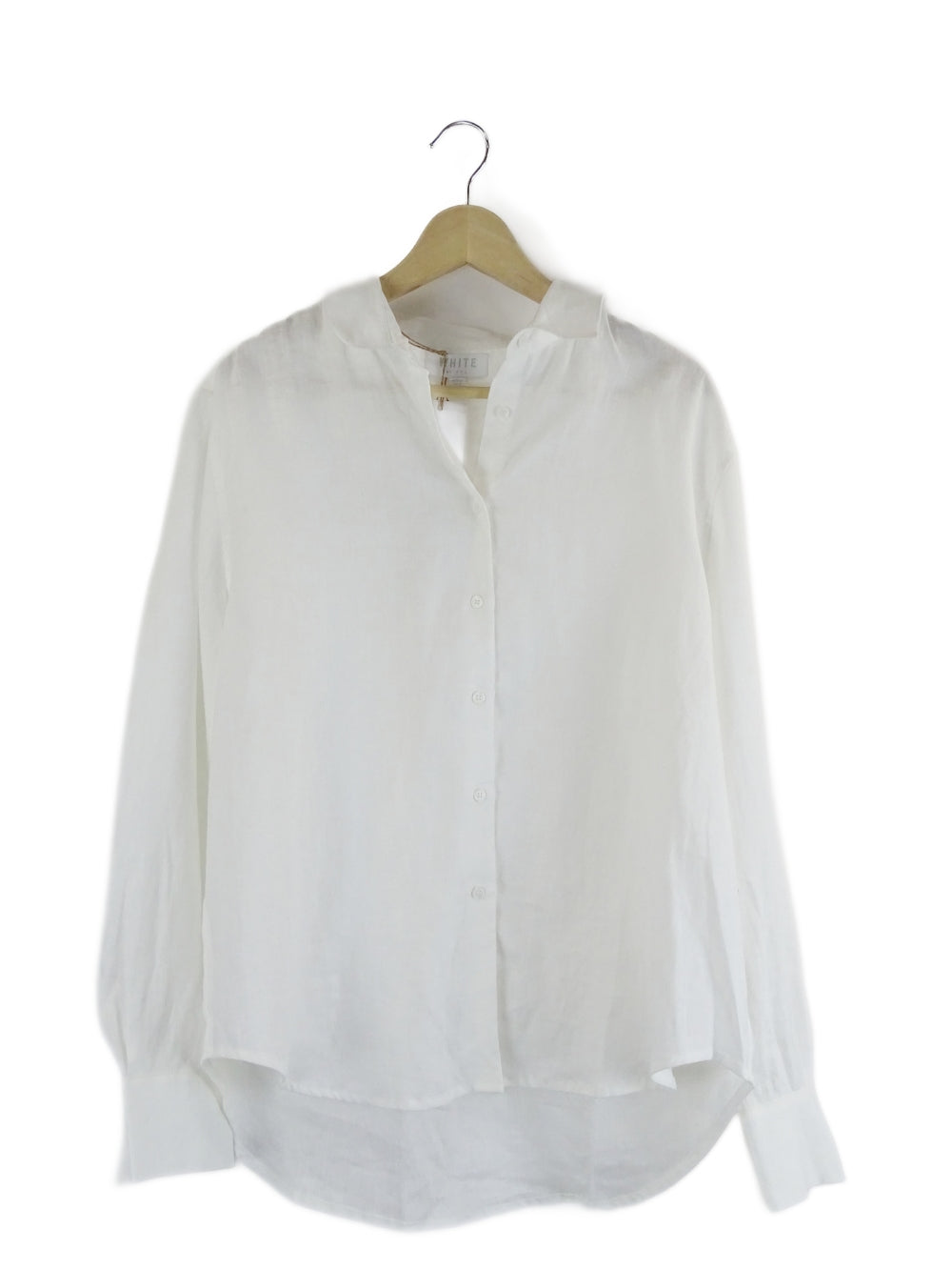 White-by-FTL-&#39;Katie&#39;-White-Linen-Button-Down-Shirt-12