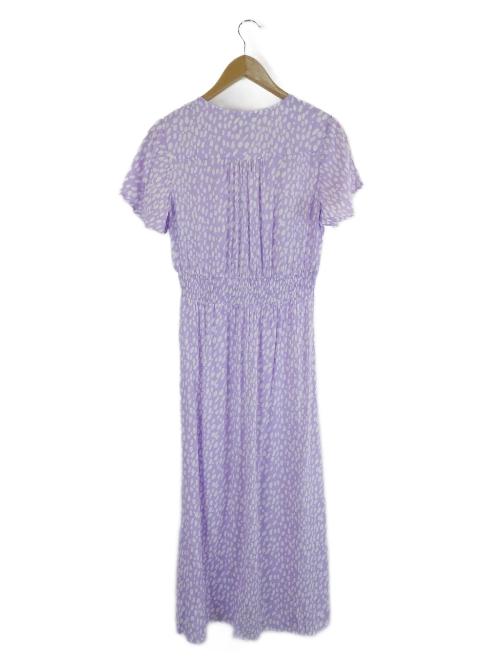 Cartel-&amp;-Willow-&#39;Peri&#39;-Lilac-Spotted-Pattern-Dress-S