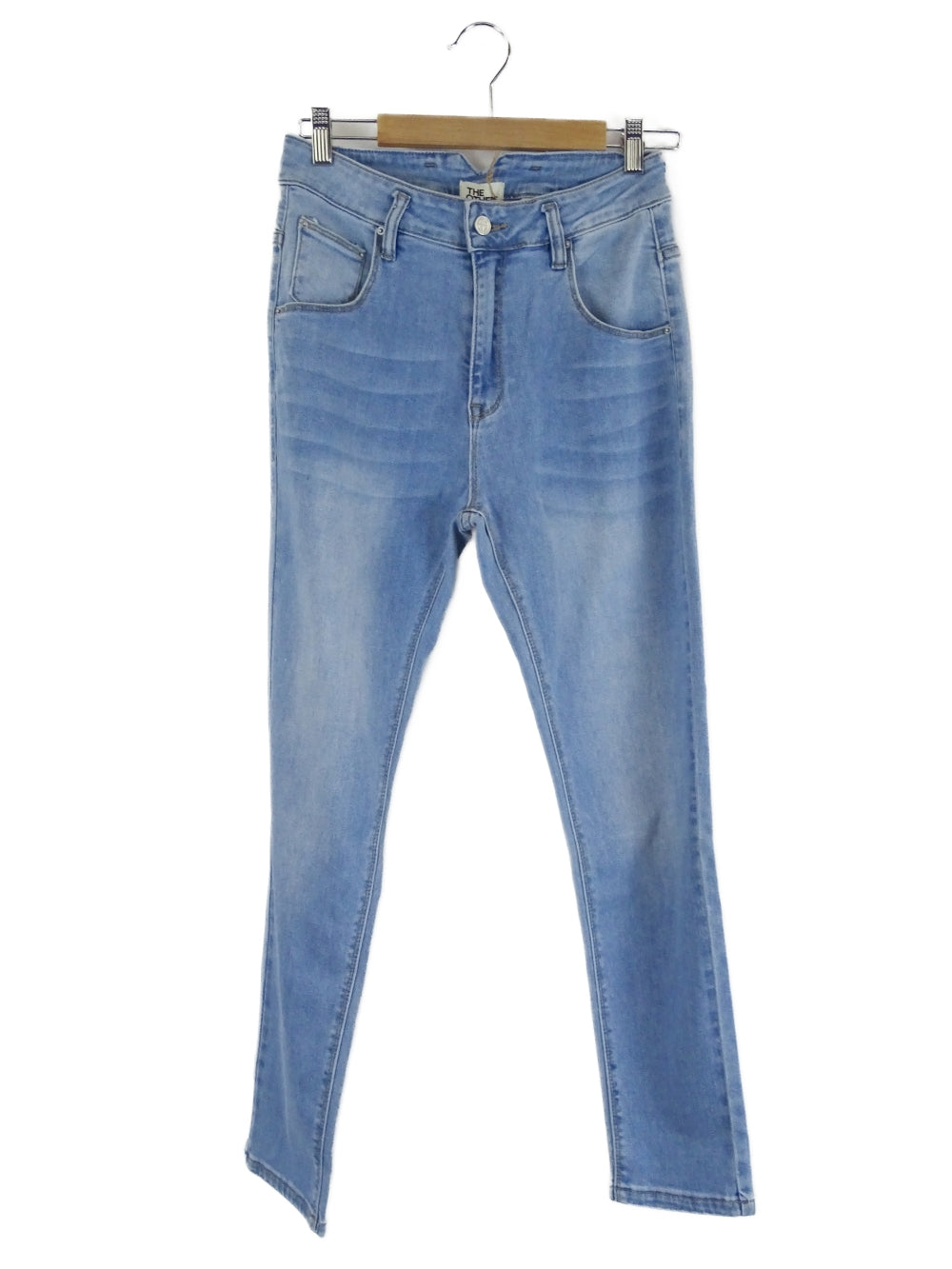 We-Are-The-Others-&#39;The-Stretch-Staple&#39;-Blue-High-Rise-Straight-Leg-Jeans-26