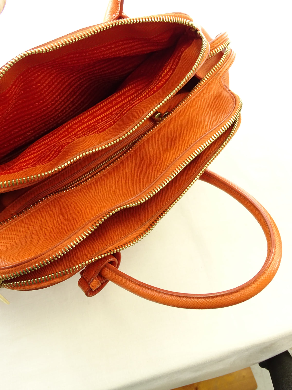 Prada Milano Orange Shoulder Bag