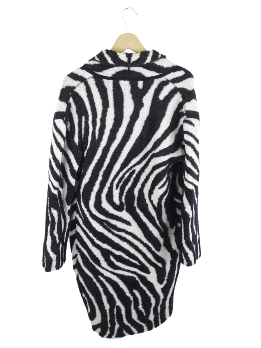 Sass &amp; Bide Black And White Zebra Print Long Cardigan