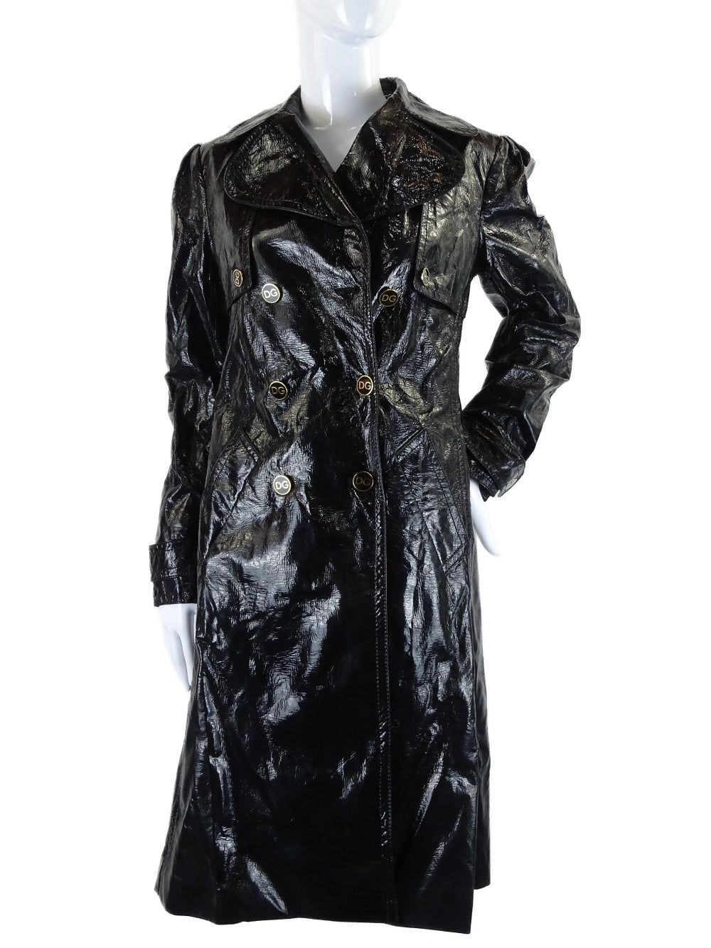 Dolce &amp; Gabbana Faux Leather Coat 14