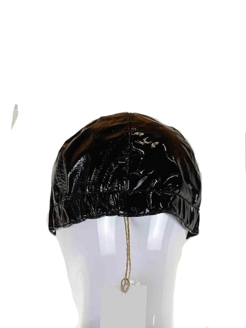 Miu Miu Black Faux Leather Hat