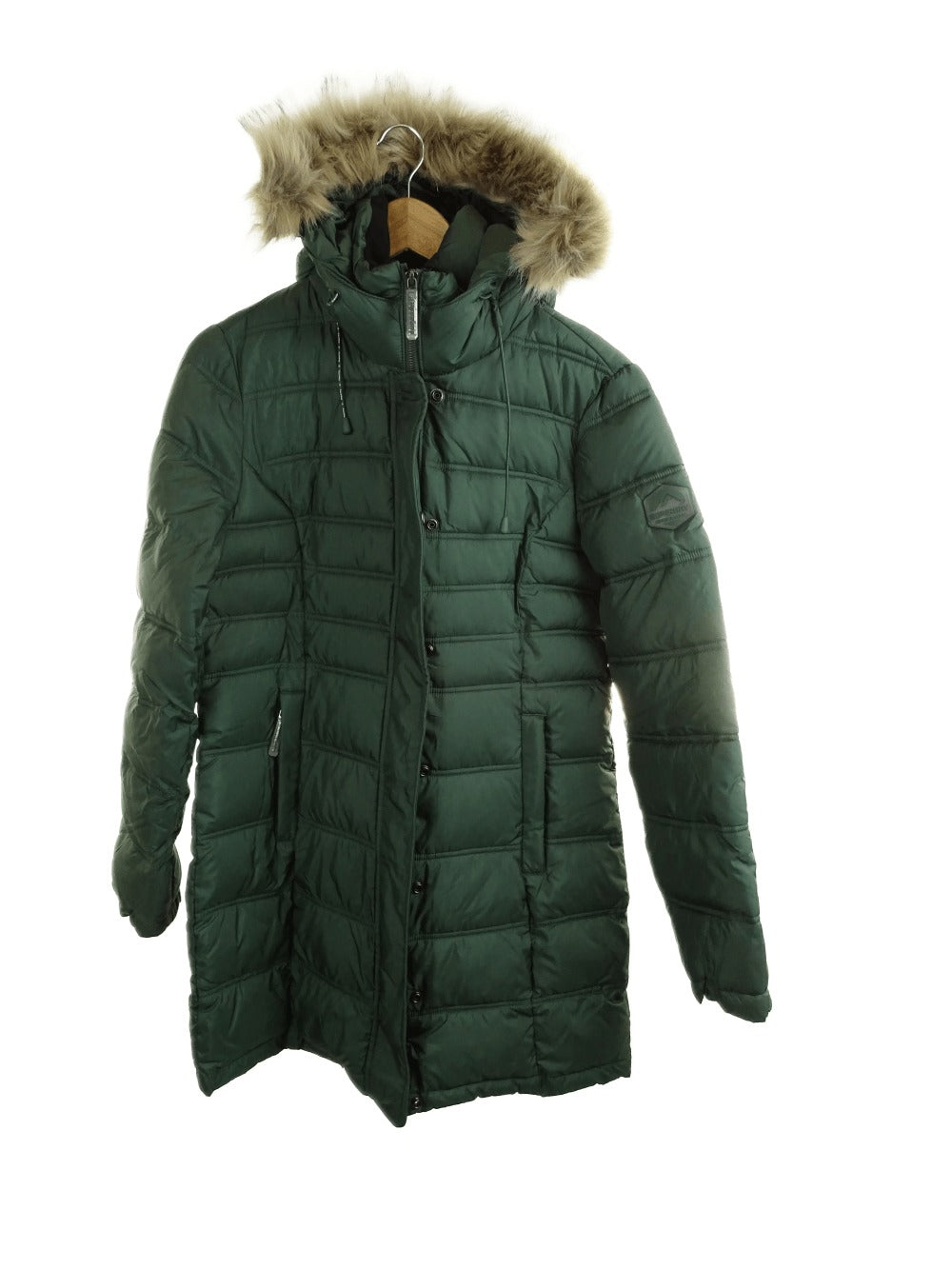 Superdry Green Puffer Coat 12 NEVER WORN