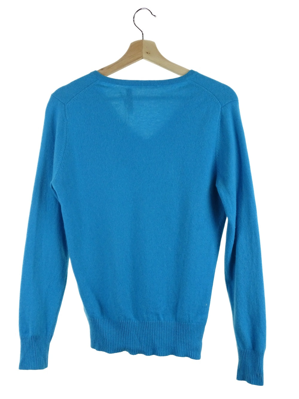 Hunters Blue V neck Cashmere Sweater