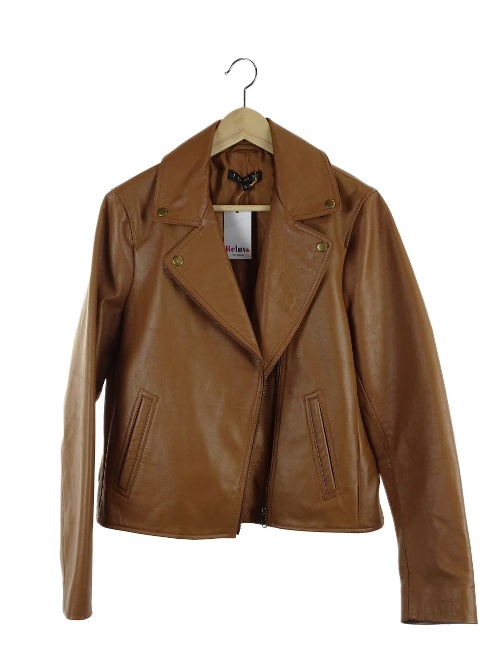 Jump Tan Leather Jacket 12