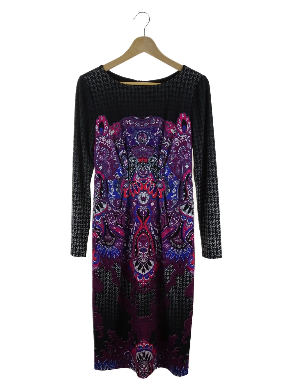 Anthea Crawford Purple Printed Midi Dress 10