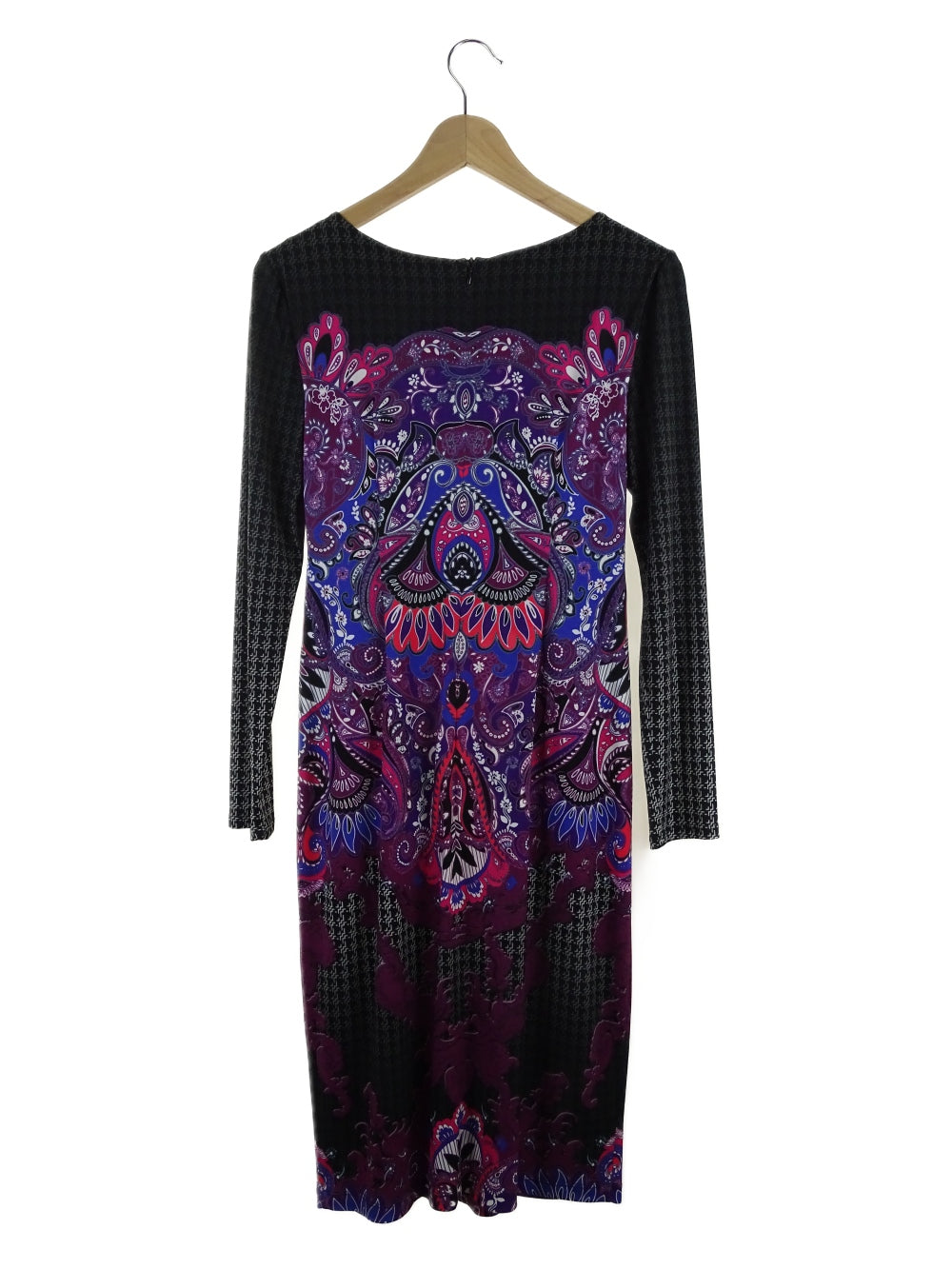 Anthea Crawford Purple Printed Midi Dress 10