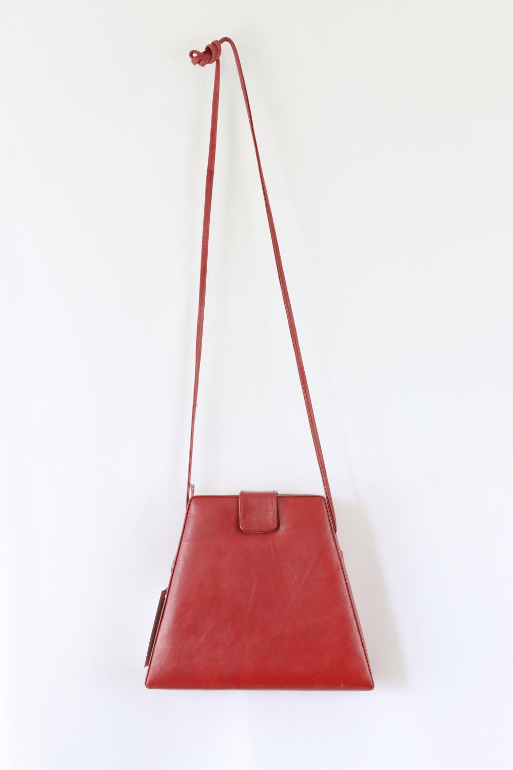 Carlo Red Vintage Red Leather Bag