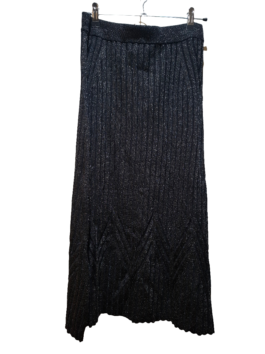 David Lawrence Black Sparkle Skirt XS