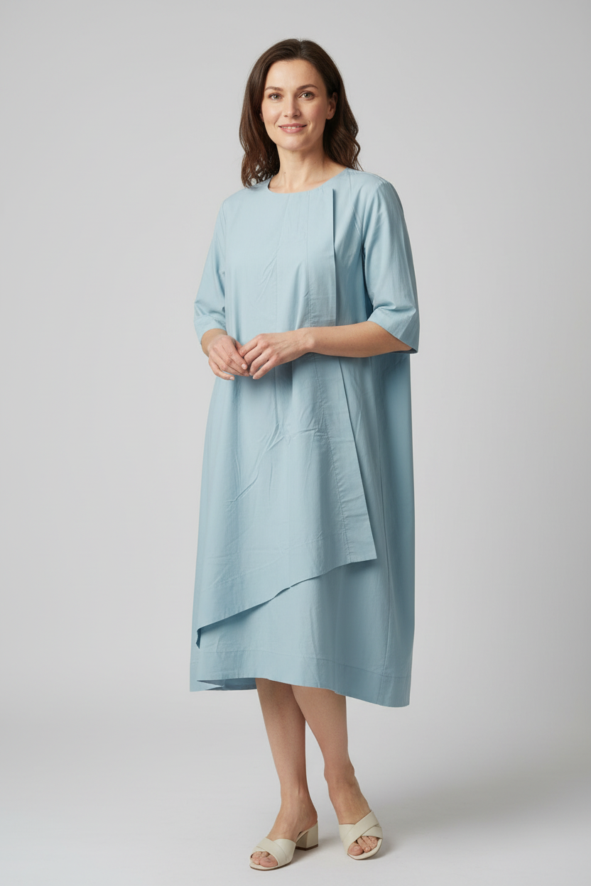 COS Blue Midi Dress 8