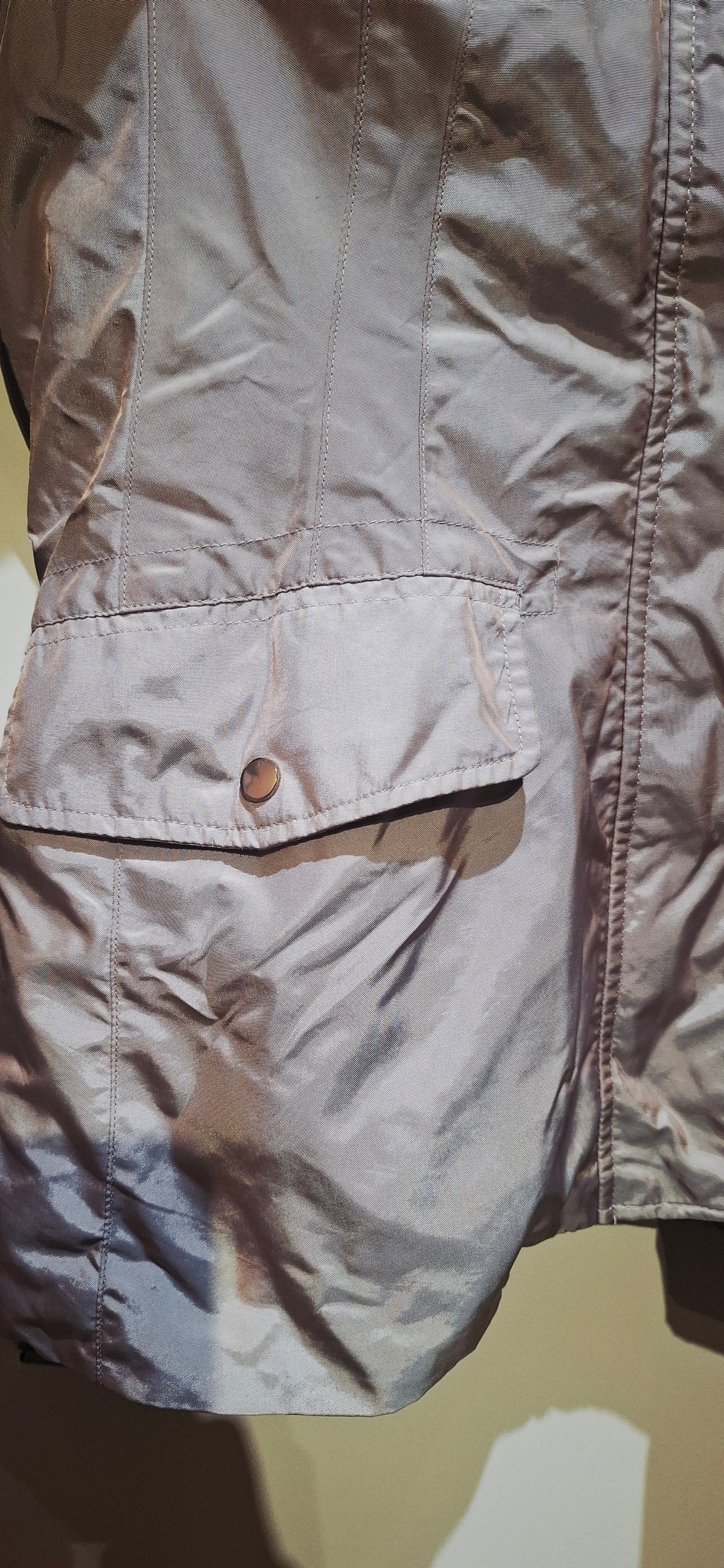 Zara Khaki Jacket With Detachable Vest M