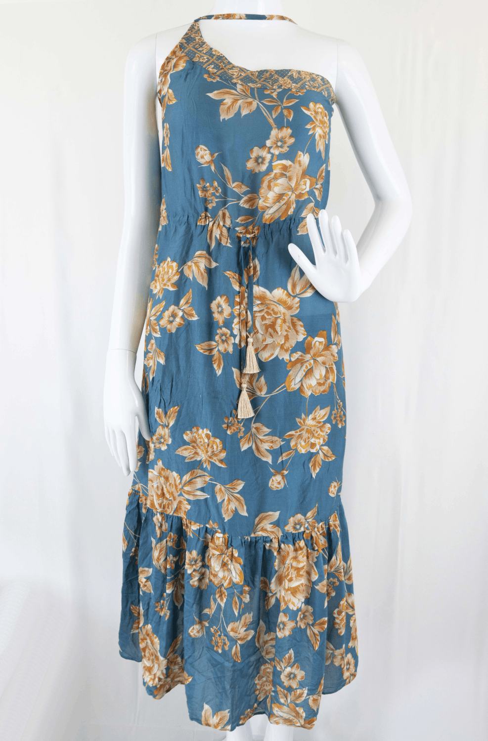 Jets Blue Floral Dress 6