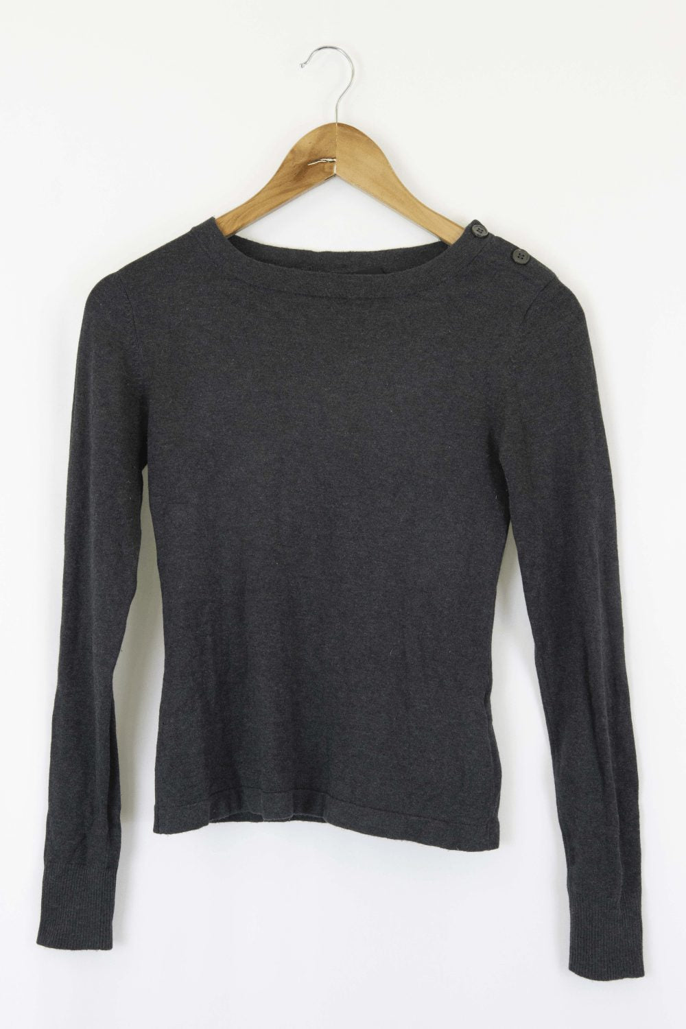 Max Mara Weekend Grey Long Sleeve Jumper S