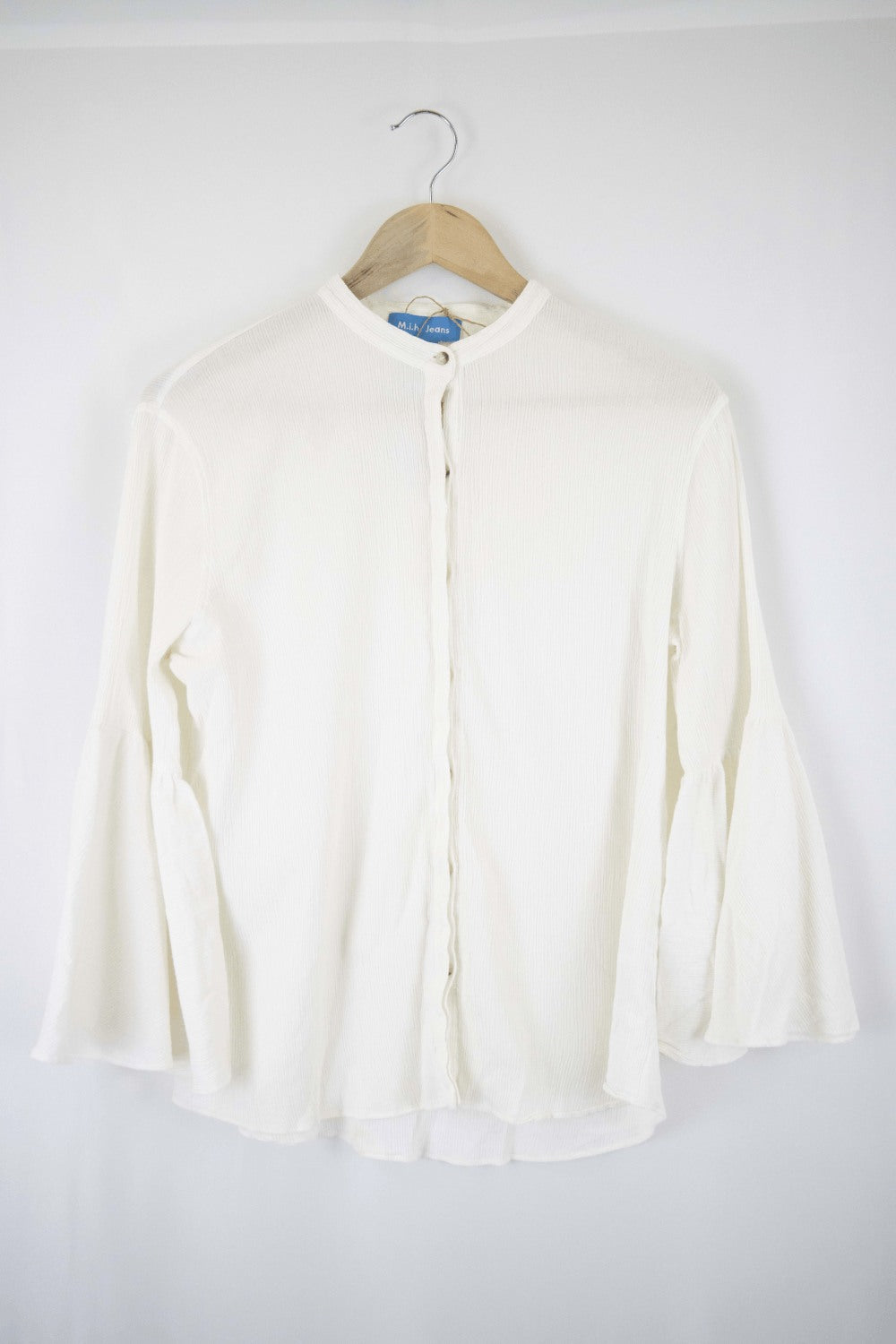 M.I.H Jeans White Long Sleeve Top S