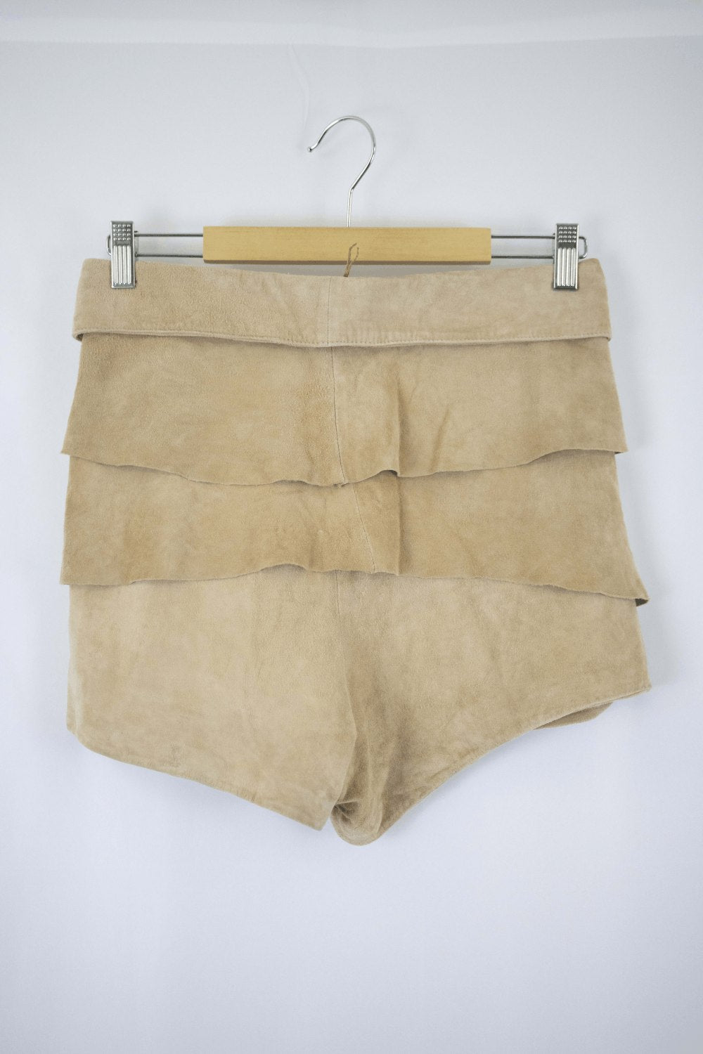 Sir The Label Brown Leather Shorts 3 (AU10-12)