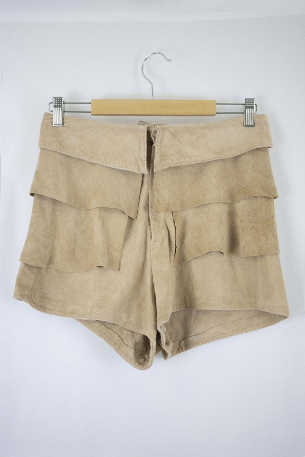 Sir The Label Brown Leather Shorts 3 (AU10-12)