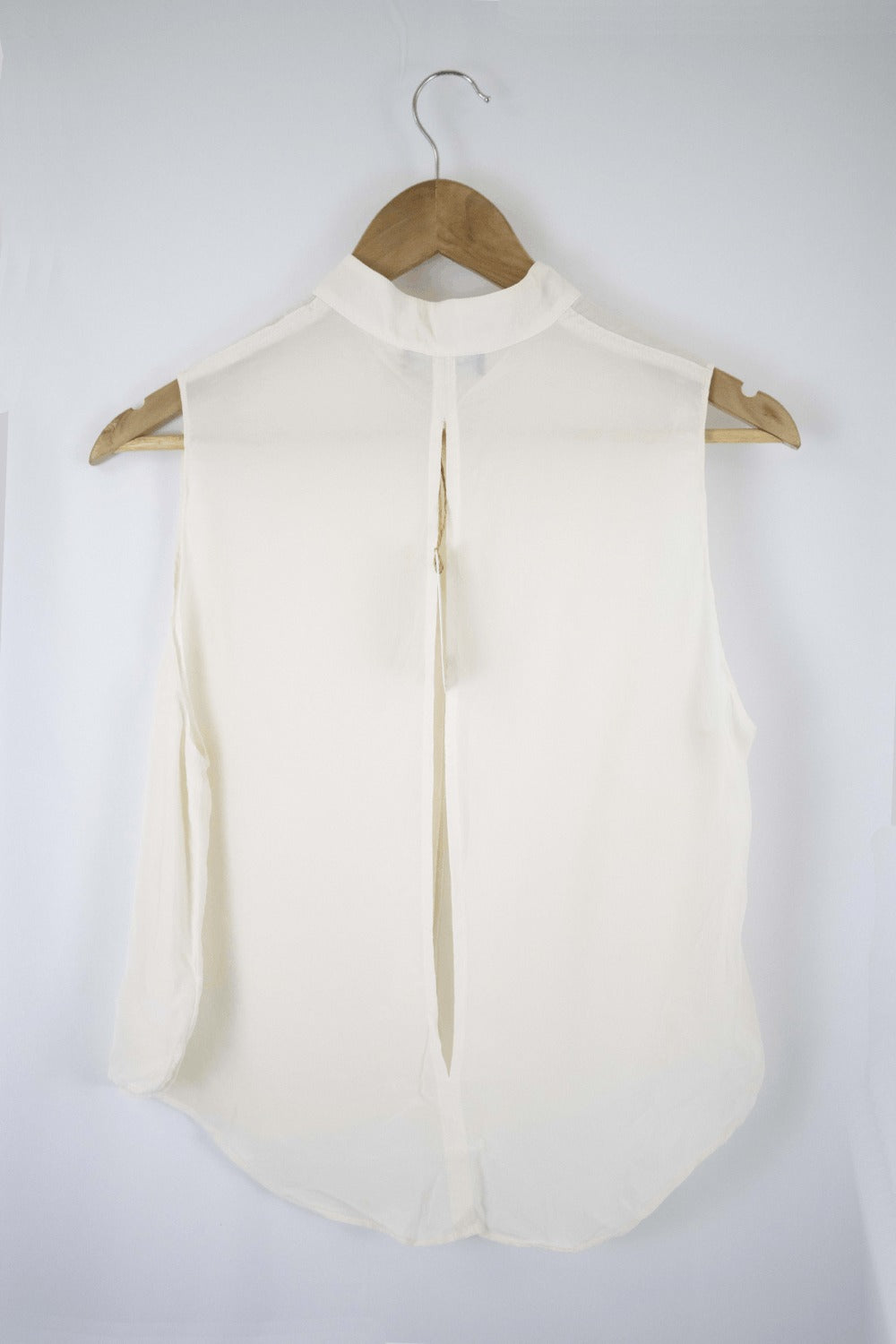 Musem Cream Button Down Top 1 (S)